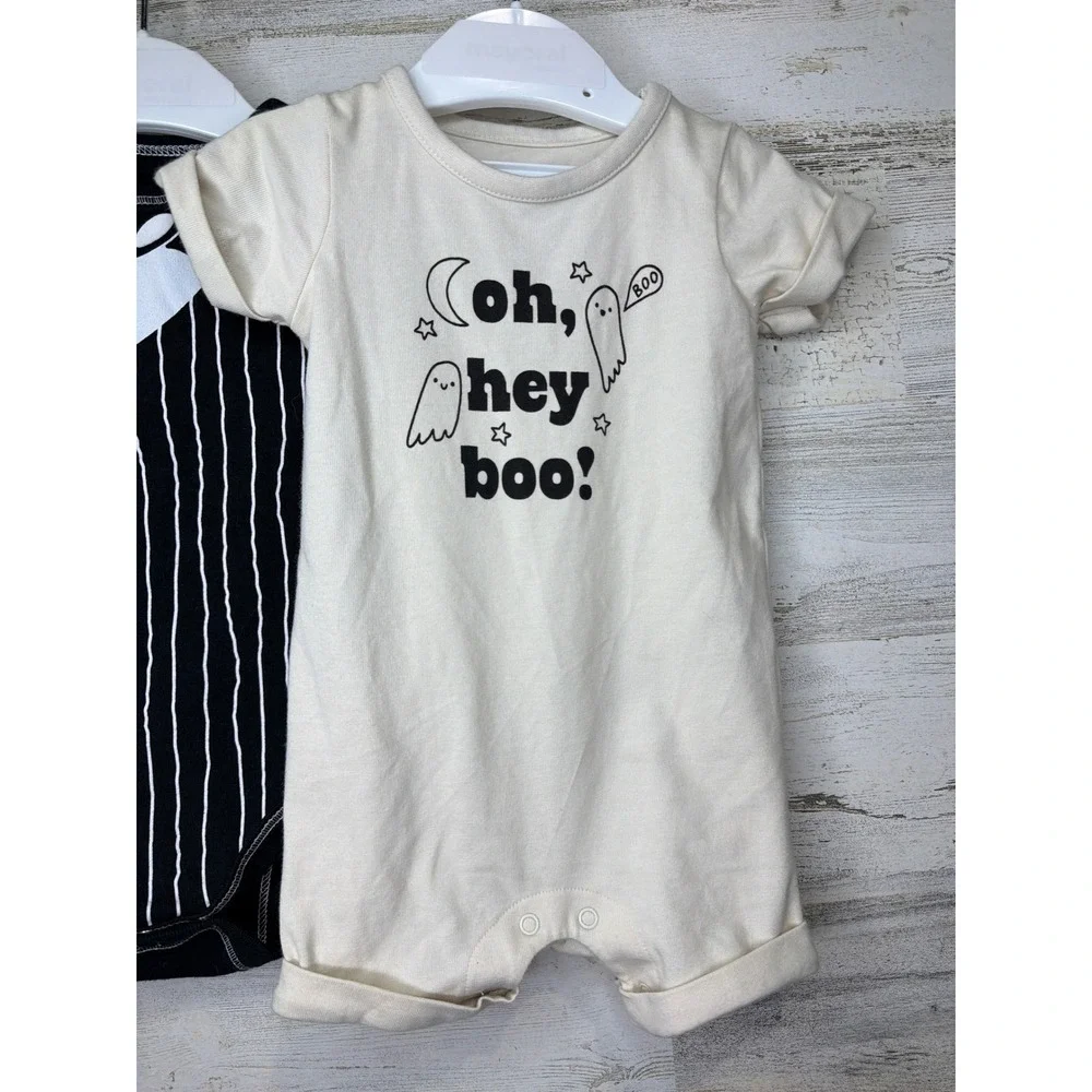 Carter's Disney Cat & Jack Baby 0-6M Halloween Bundle Jack Skellington EUC